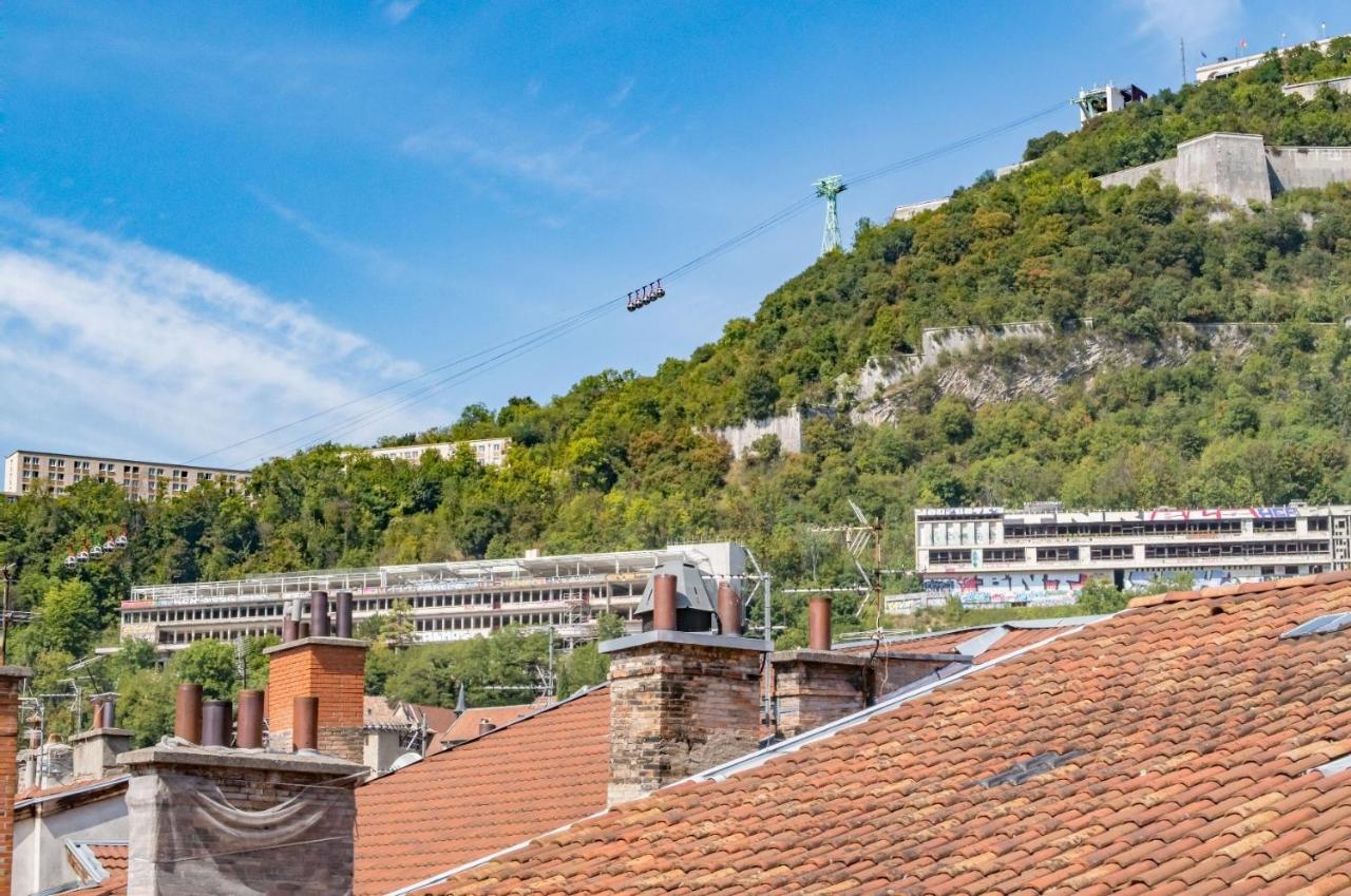 Appartement Sur Les Toits 2 Pieces Cocooning Grenoble Buitenkant foto